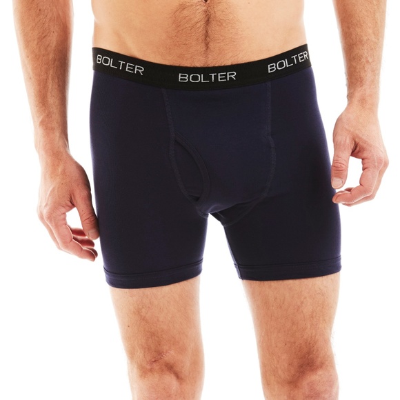 Bolter Men/’s 5-Pack Cotton Stretch Boxers Shorts